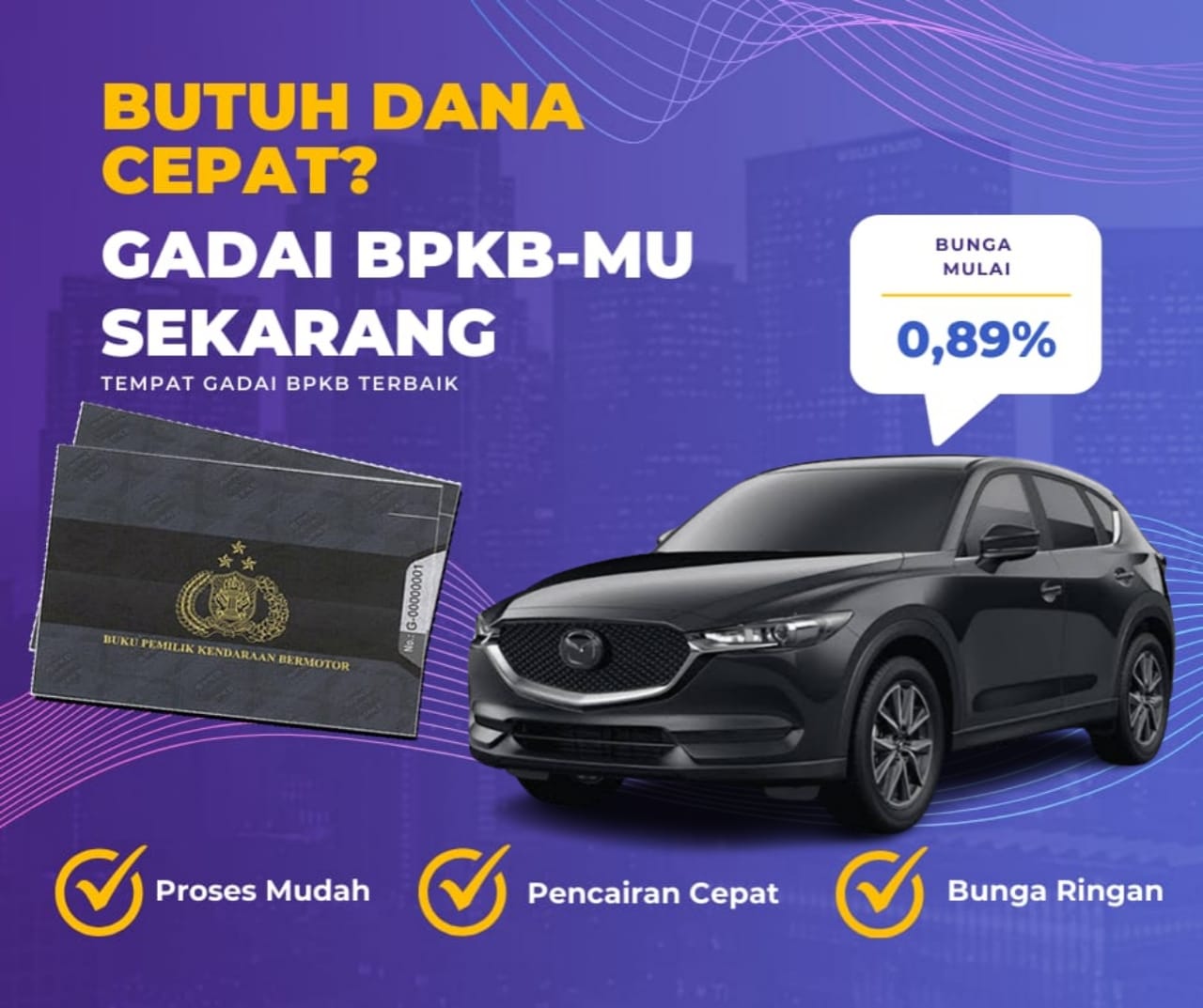 Kredit Jaminan Bpkb Mobil Mazda Cx-5 Dapat Dana Berapa? Seperti Ini Simulasinya